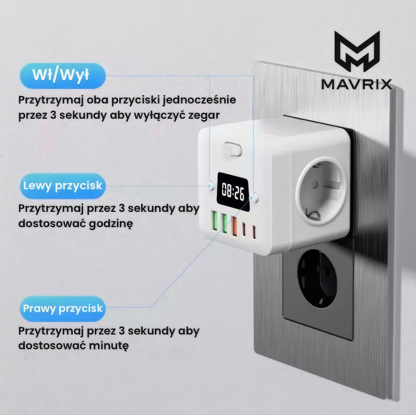 Mavrix™ PowerCube X9 - Masz Jedno? Teraz Masz Dziewięć.